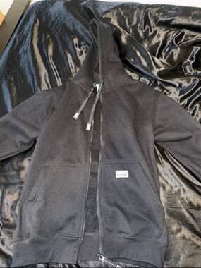 Black Pro Club Zip-Up Hoodie